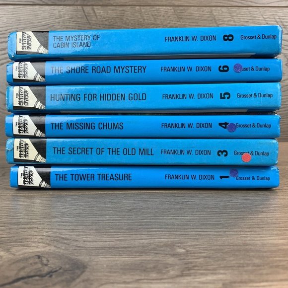 Hardy Boys Series Books - Matte Hardcover - 1, 3, 4, 5, 6, 8 (Lot of 6) - Picture 2 of 9